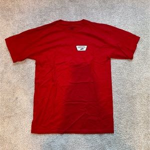 Mens Vans Red Shirt